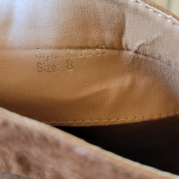 Yoki Brown Mudd-55 Fringe Boots - Picture 7 of 7